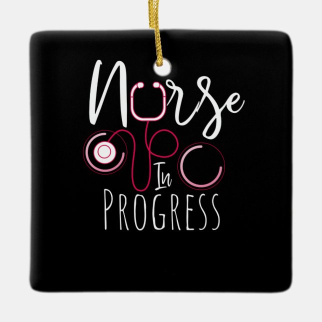 Krankenversicherung im Gange Keramikornament (Vorderseite)