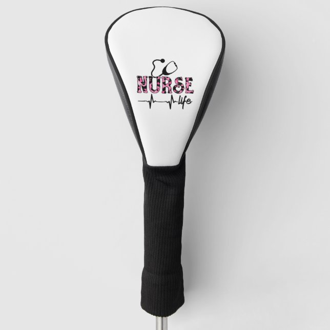 Krankenversicherung - Leben in diesem Krankenleben Golf Headcover (Vorderseite)