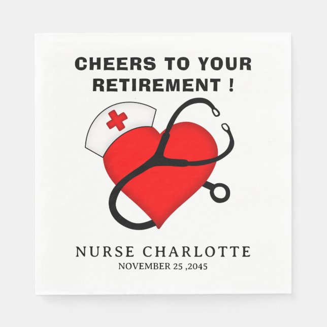Krankenversicherung Party Napkins Serviette (Vorderseite)