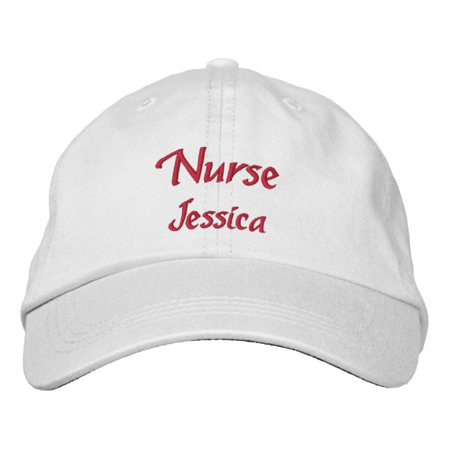 Krankenversicherung Personalisiert Bestickte Baseballkappe (Vorderseite)
