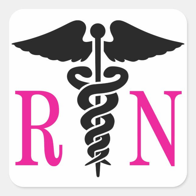 Krankenversicherung Quadratischer Aufkleber (Vorderseite)