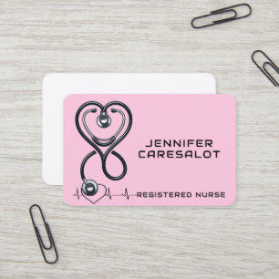 Krankenversicherung RN, LVN, LPN, Karrierekarte Visitenkarte