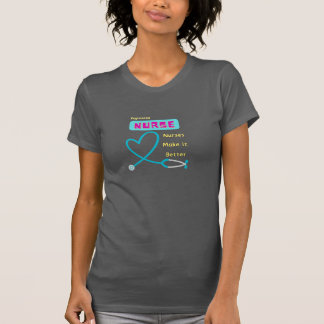 Krankenversicherung: Stethoscope Heartbeat-Shirt T-Shirt