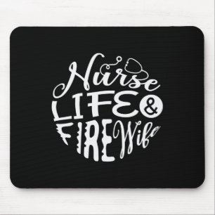 Krankenversicherung und Ehefrau für Feuerwehrkräft Mousepad