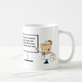 Krankenversicherungs-Sarkasmus Kaffeetasse
