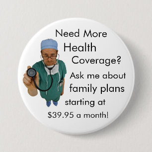 Krankenversicherungsschutz Button