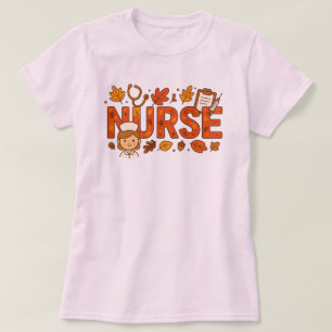 Krankenversorgung in Herbstfarben T-Shirt