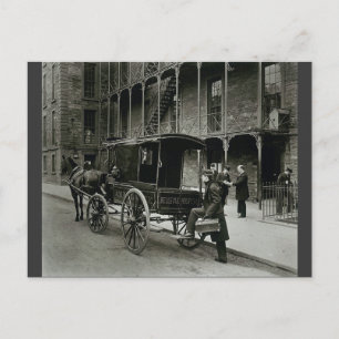 Krankenwagen Bellevue Krankenhaus, New York City 1 Postkarte