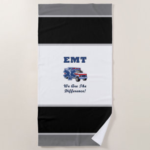 Krankenwagen EMS     Strandtuch