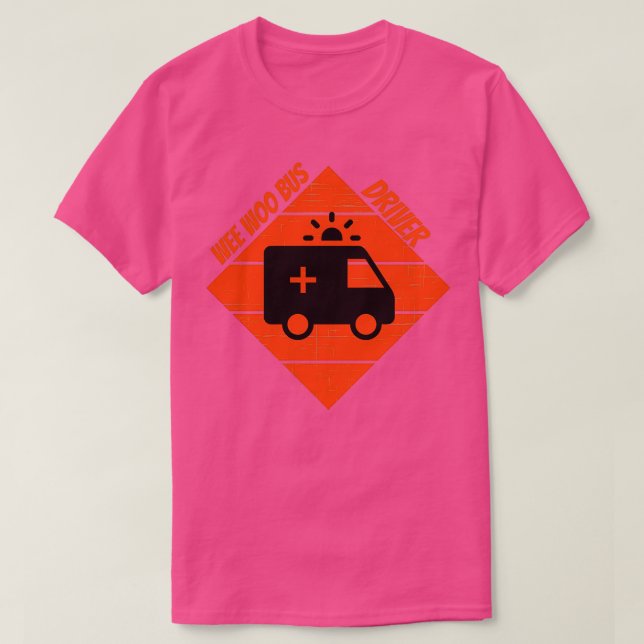 Krankenwagen-Fahrer für Menschen, die gerne Kranke T-Shirt (Design vorne)