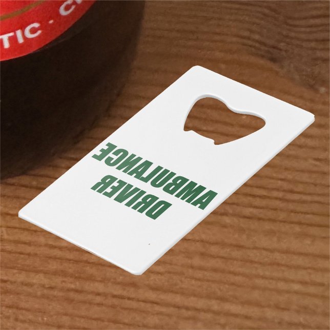 Krankenwagen Geldbeutel Flaschenöffner (Von Creator hochgeladen)