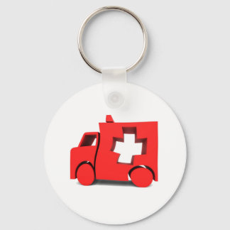 Krankenwagen Schlüsselanhänger