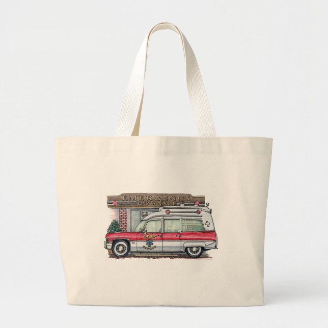 Krankenwagen-Taschen-Tasche Jumbo Stoffbeutel (Vorne)