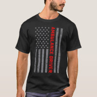 Krankenwagenfahrer Vintage US-Flagge für Männer Pa