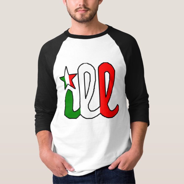 kranker Italiener Jersey T-Shirt (Vorderseite)