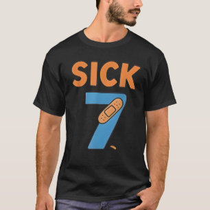 Krankes Sieben Meme T-Shirt Sechs Sieben Lustiger 