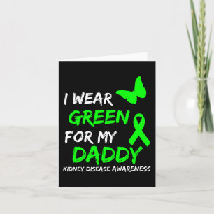 Krankheit, die ich für mein Daddy Ribbon tragen mu Karte