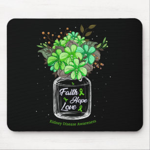 Krankheit Glaube Liebe Hoffnung Blume Jar Bewussts Mousepad