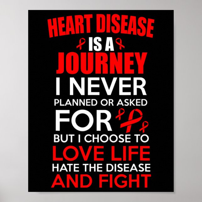 Krankheit ist ein Bewusstsein für die Reise Poster (Vorne)