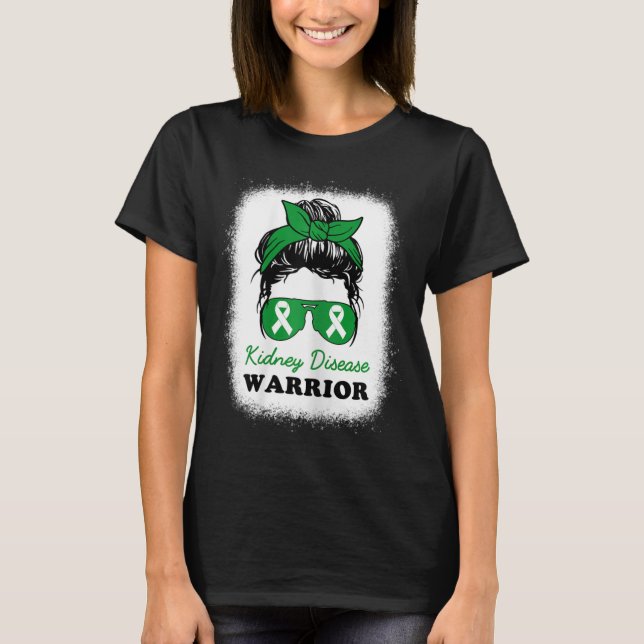 Krankheit Krieger Nierenerkrankung Aufklärung des  T-Shirt (Vorderseite)