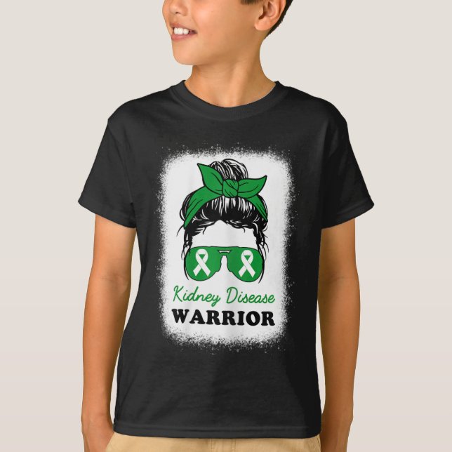 Krankheit Krieger Nierenerkrankung Aufklärung des  T-Shirt (Vorderseite)