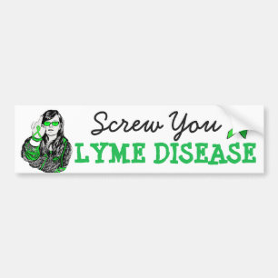 Krankheit Lyme Awareness-Aufkleber für Stoßstangen Autoaufkleber
