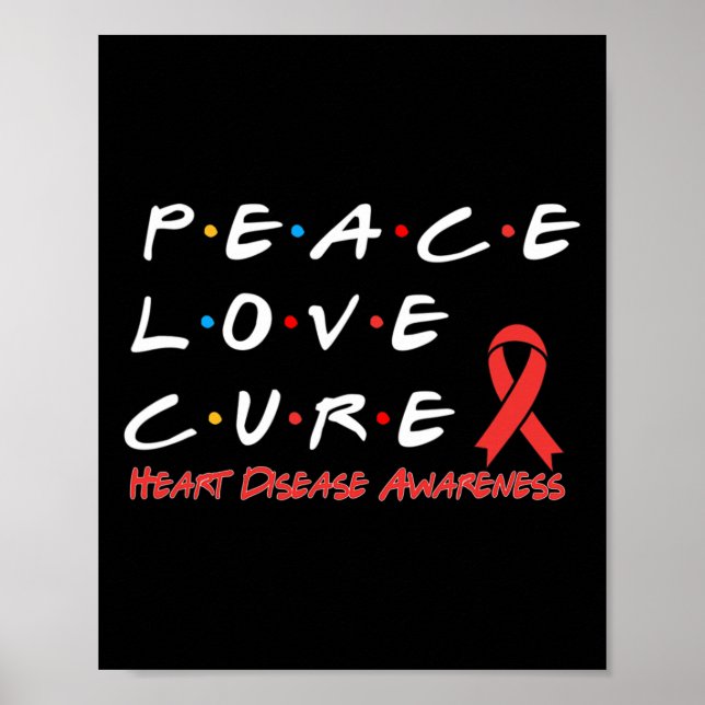 Krankheitsbewusstsein Friedensstiftung Liebe Heilu Poster (Vorne)