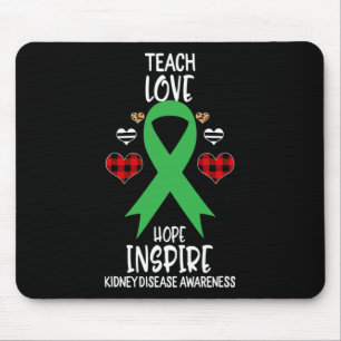Krankheitsbewusstsein Teach Ribbon Liebe Hope Insp Mousepad