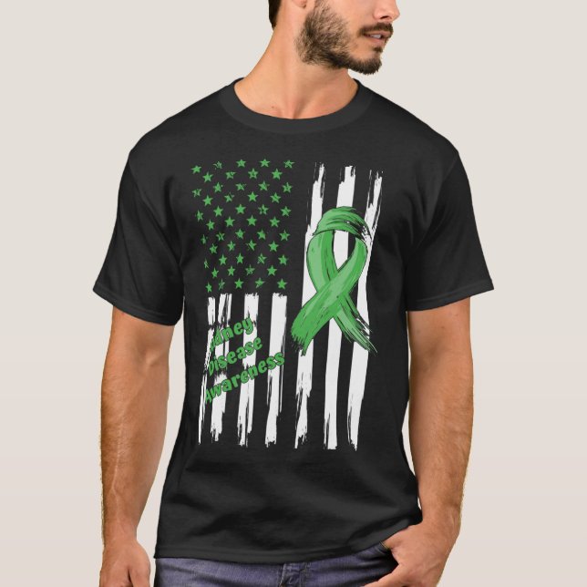 Krankheitserreger Gaben Nierenerkrankung Bewusstse T-Shirt (Vorderseite)