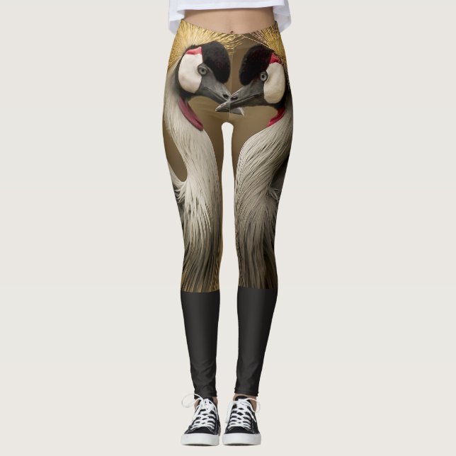 Krankrane Leggings (Vorderseite)