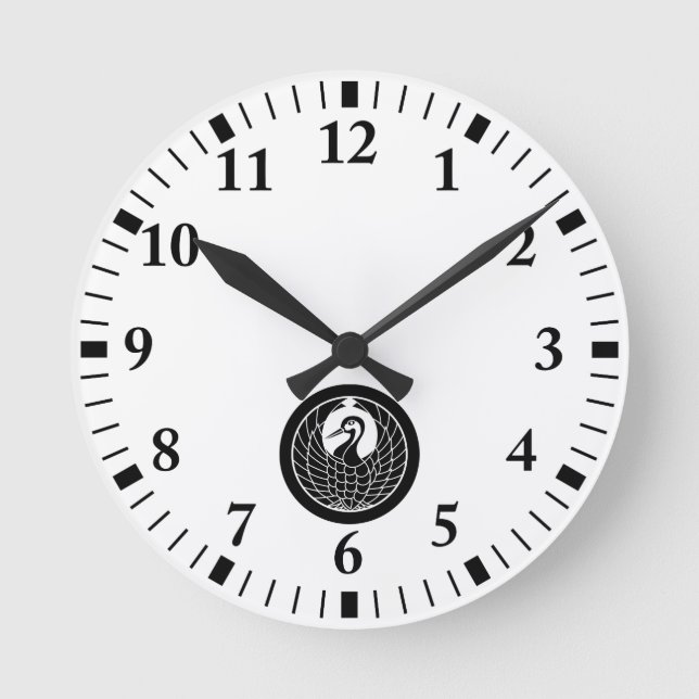 Krankreis Runde Wanduhr (Vorderseite)