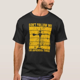 Kranmaschinenbauarbeiter-Angebot für einen Kran T-Shirt