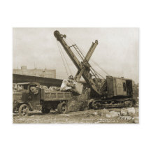 Kranmotor mit Kranantrieb und Schaufelantrieb im N