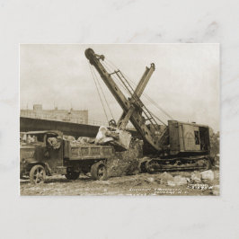 Kranmotor mit Kranantrieb und Schaufelantrieb im N Postkarte