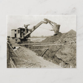 Kranmotor mit Kranantrieb und Schaufelantrieb im N Postkarte
