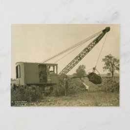 Kranmotor mit Kranantrieb und Schaufelantrieb im N Postkarte