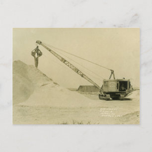 Kranmotor und Schaufelmotor im Nordwesten 8 Postkarte