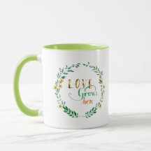 Kranz der Liebe Aquarellfarbe Blume