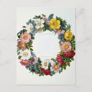 Kranz der Rose, Frontispiece für "Les Rose" Postkarte