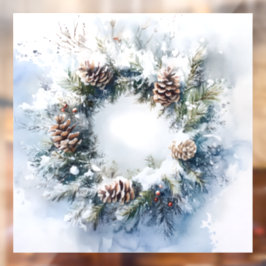 Kranz Fensteraufkleber