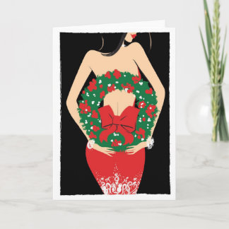 Kranz notecard feiertagskarte