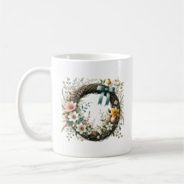 Kranz von Blume Kaffeetasse