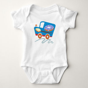 Krapfen-Auto Baby Strampler