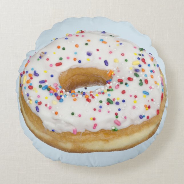 Krapfen besprüht Kissen (Vorderseite)