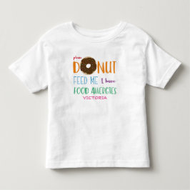 Krapfen füttern mich, den ich die personalisierten kleinkind t-shirt
