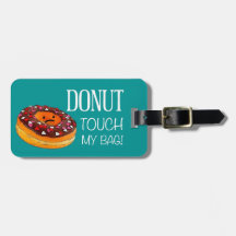 Krapfen-Gepäckanhänger