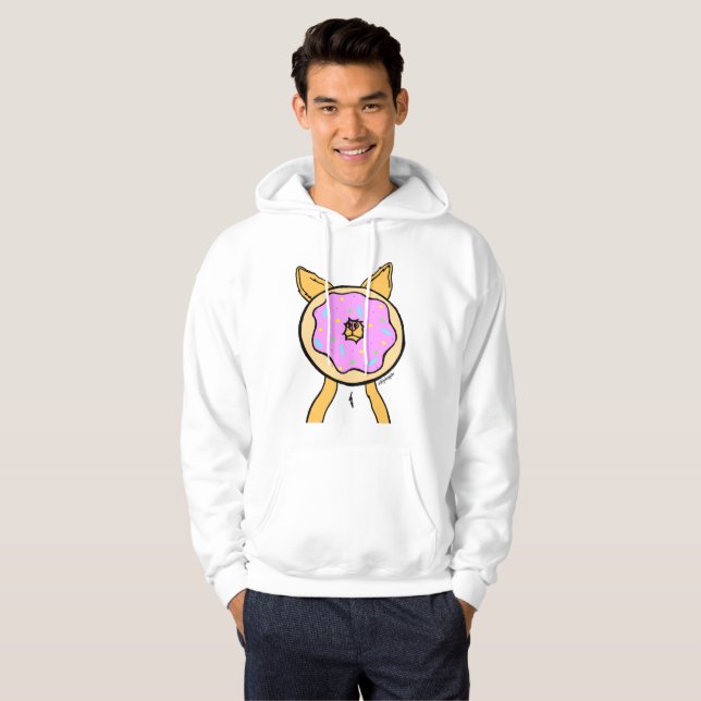 Krapfen-Gesichts-ChiHoodie Hoodie (Vorne ganz)