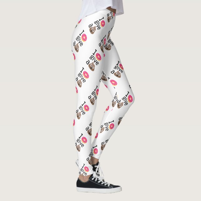Krapfen I geben ein gekackte emoji Leggings (Rechts)