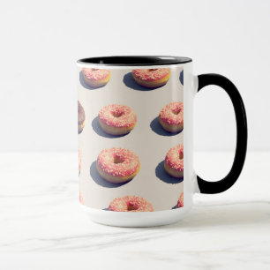 Krapfen in einer Gruppe Tasse