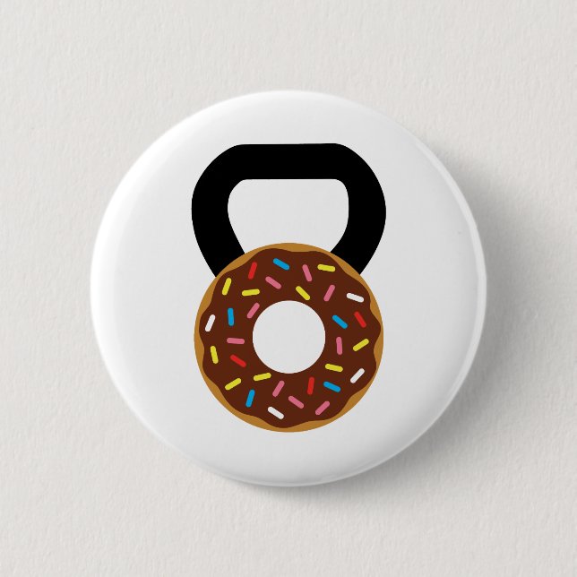 Krapfen Kettlebell Button (Vorderseite)